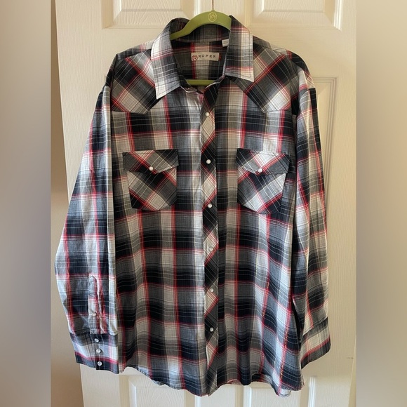 Roper snap button shirt • NWT • Men’s XL - Picture 1 of 8